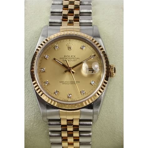 gents rolex bi metal datejust watch|Rolex Datejust images.